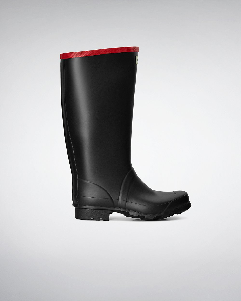 Botas de Lluvia Altas Hunter Mujer - Argyll Full Knee - Negros - MIUDJTG-83